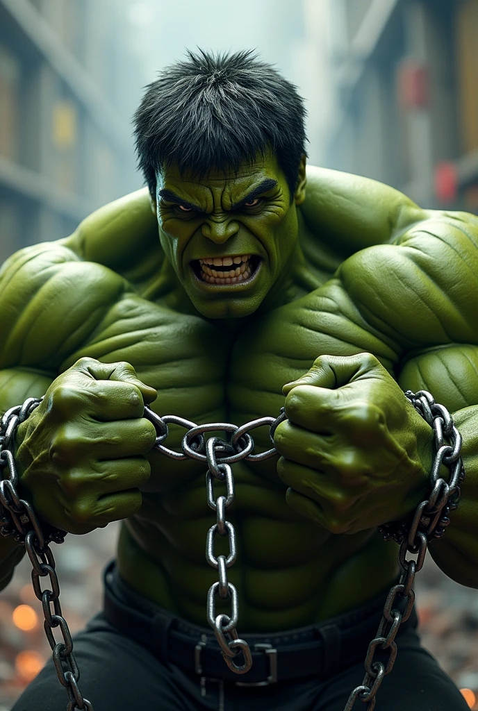 The Incredible Hulk Breaks Chains