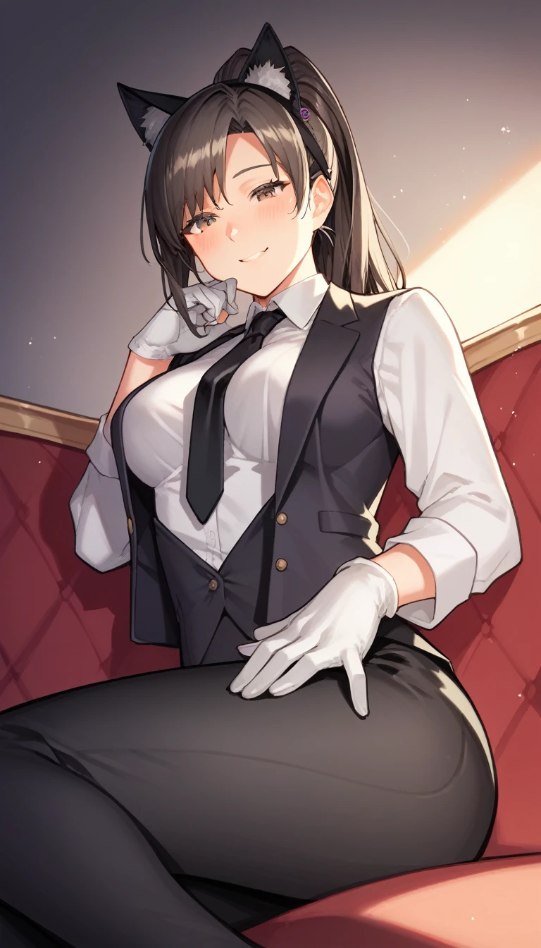 Yuki Suou, whore, bunny costume 