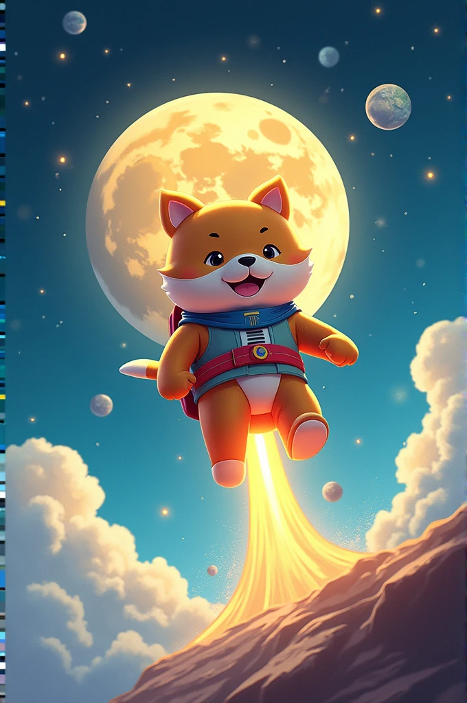 Toshi memecoin to the moon