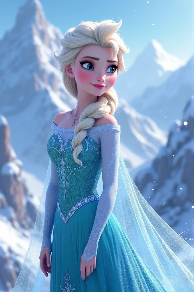 Elsa make a beautiful ai images 