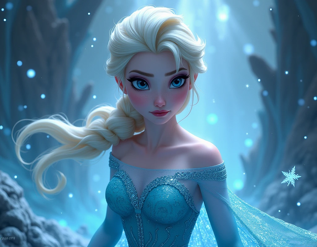 Elsa make a beautiful bad ai images 