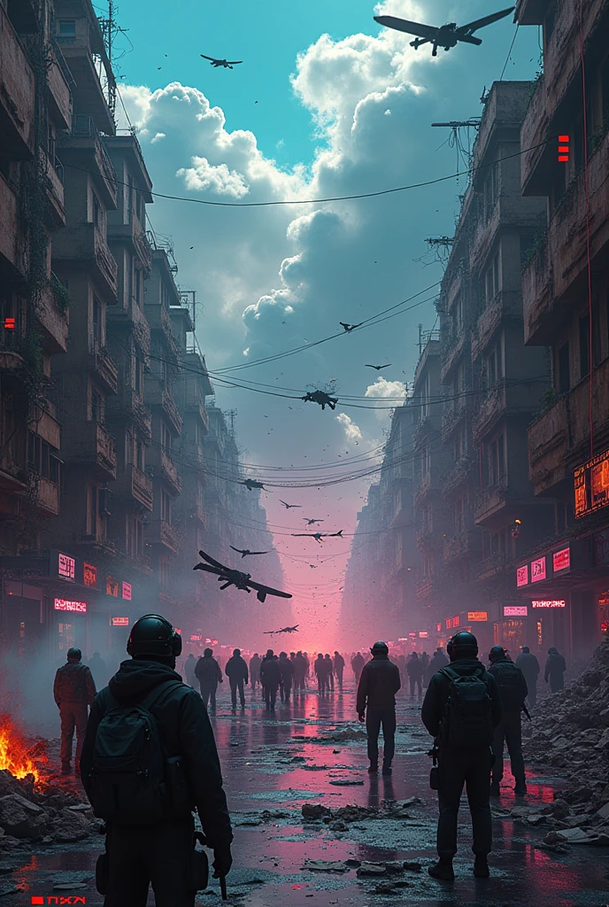 the crypto mix with war