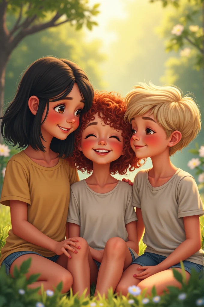 group of 3 girl cousins