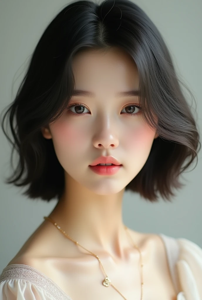 make her looking a korean
