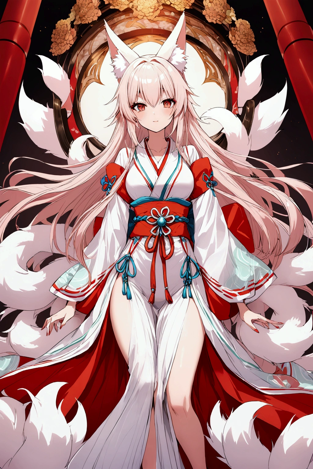 torii Shrine maiden Nine-Tailed Fox