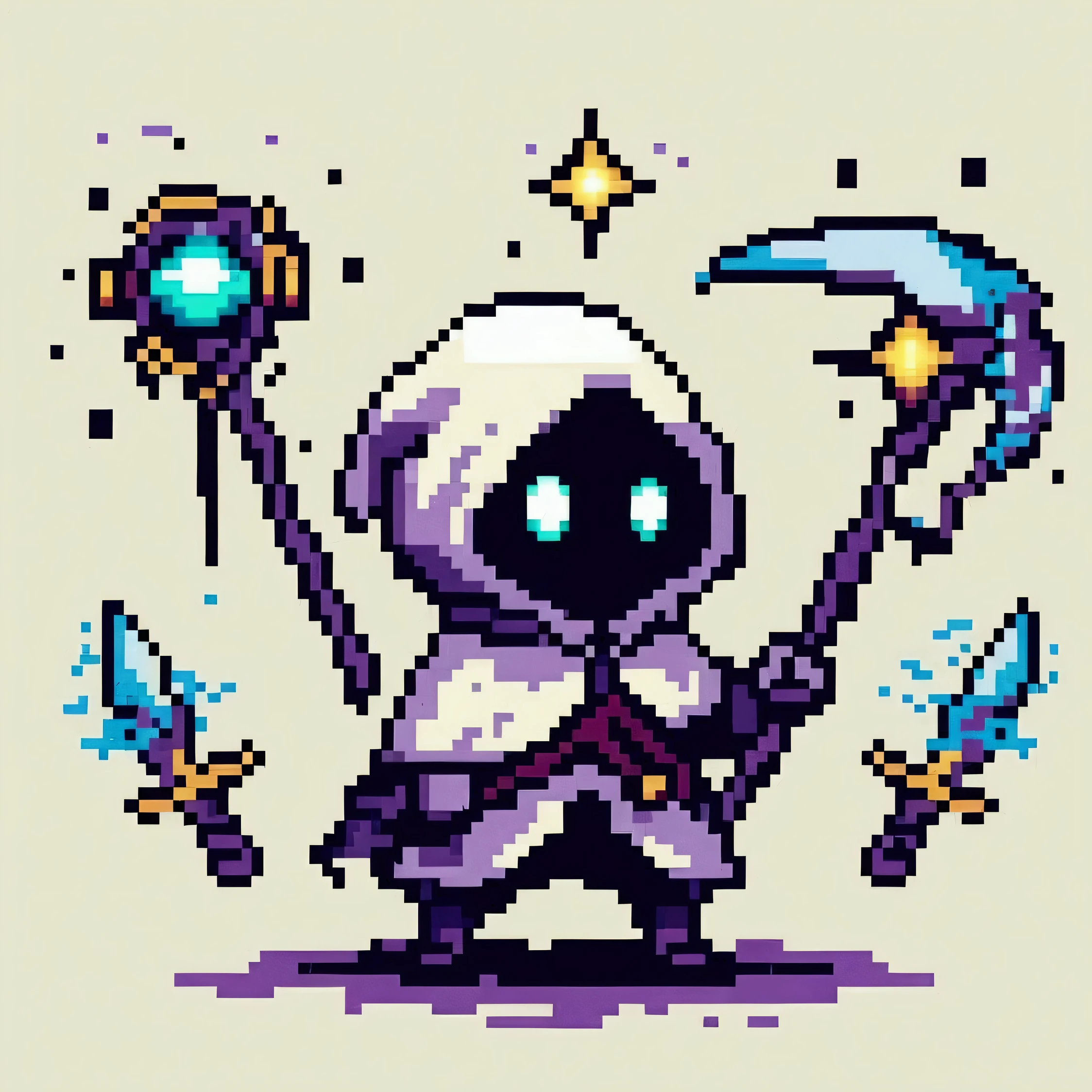 Warlock pixel art