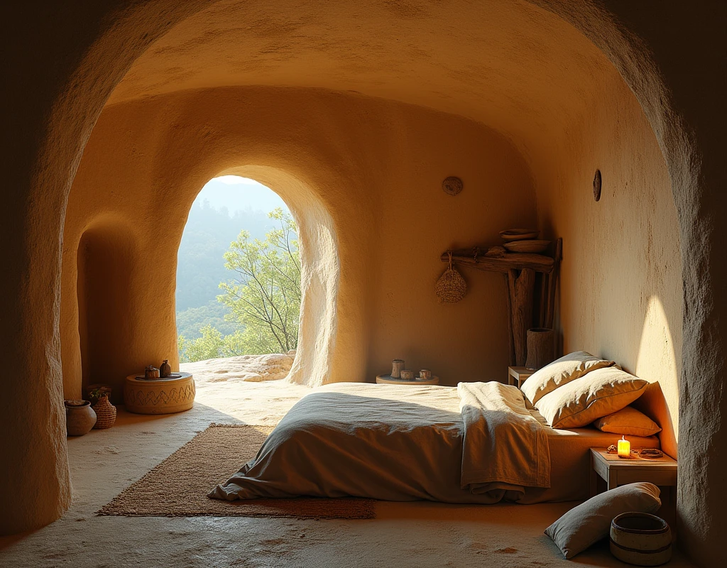 We need a wonderful bed room of mud seen