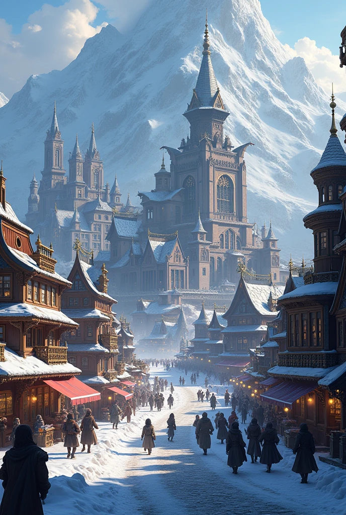 Draw the northern city