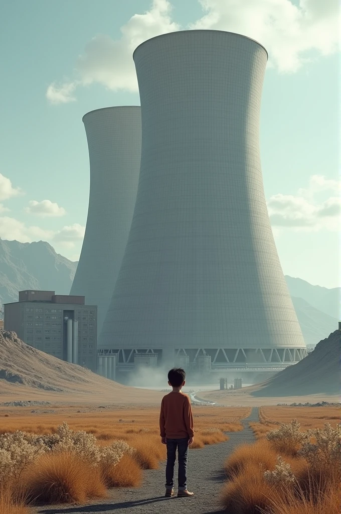 image, related to nuclear power plants. linked to the map of Kazakhstan. Asian boy needed .