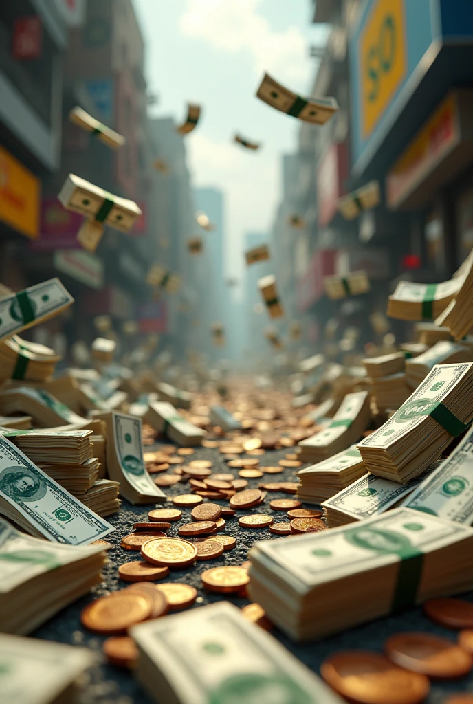 Lots of money walking around