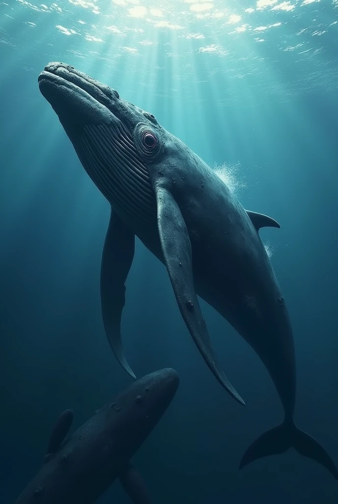 A strong whale leader