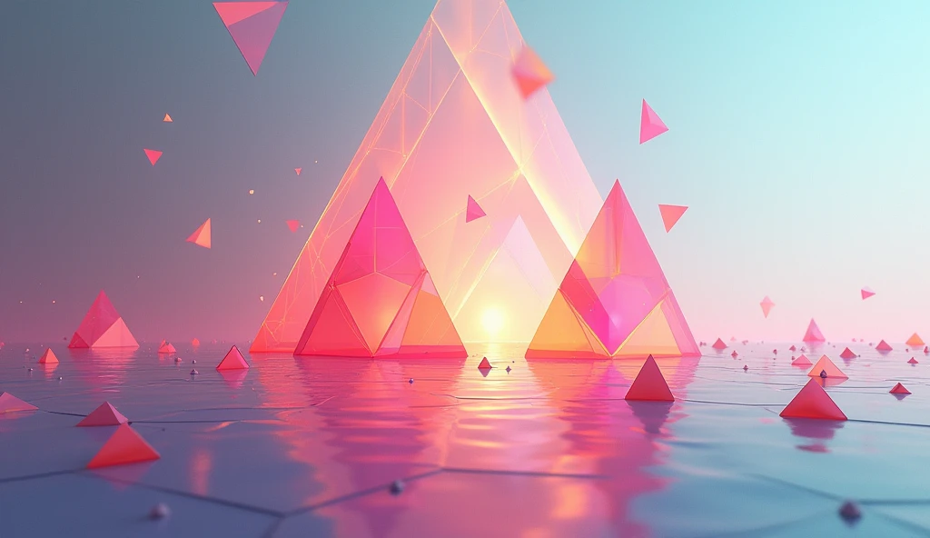 彩色
poster设计，Scattered，Transparency，Suspension，Trigonometric geometry，Sense of space，Technology，poster
