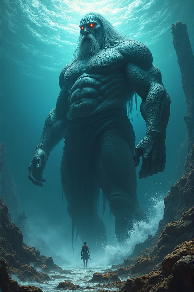 Galom the supreme master of what lies beyond the depths Titan of titans the wrathful sea himself god of shipwrecks and of all that perishes in the sea