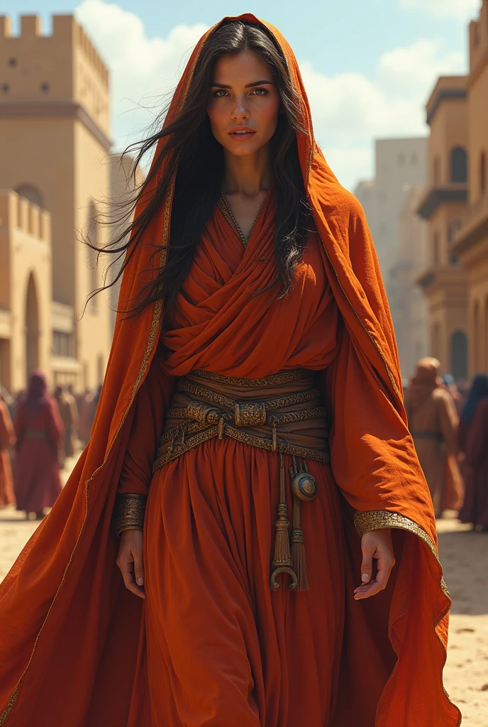 Rahab is a prostitute who lived in the city of Gerico. She was brave and hospitable 