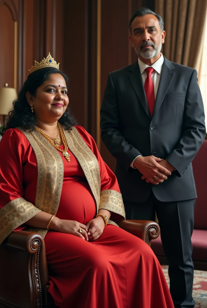 Wearing full body Academic regalia wealthy sri lankan average girl(big large size breasts and butt) sit in chair and sri lankan wealthy age 35 man (software,electrical,garments companies owner)