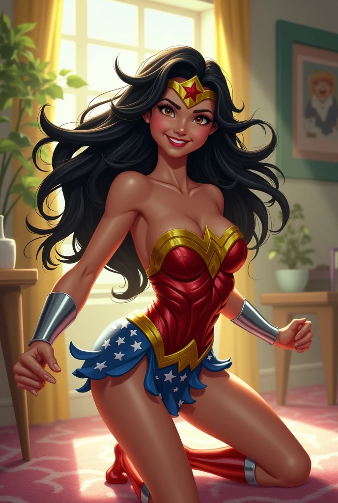 Tickling wonder woman
