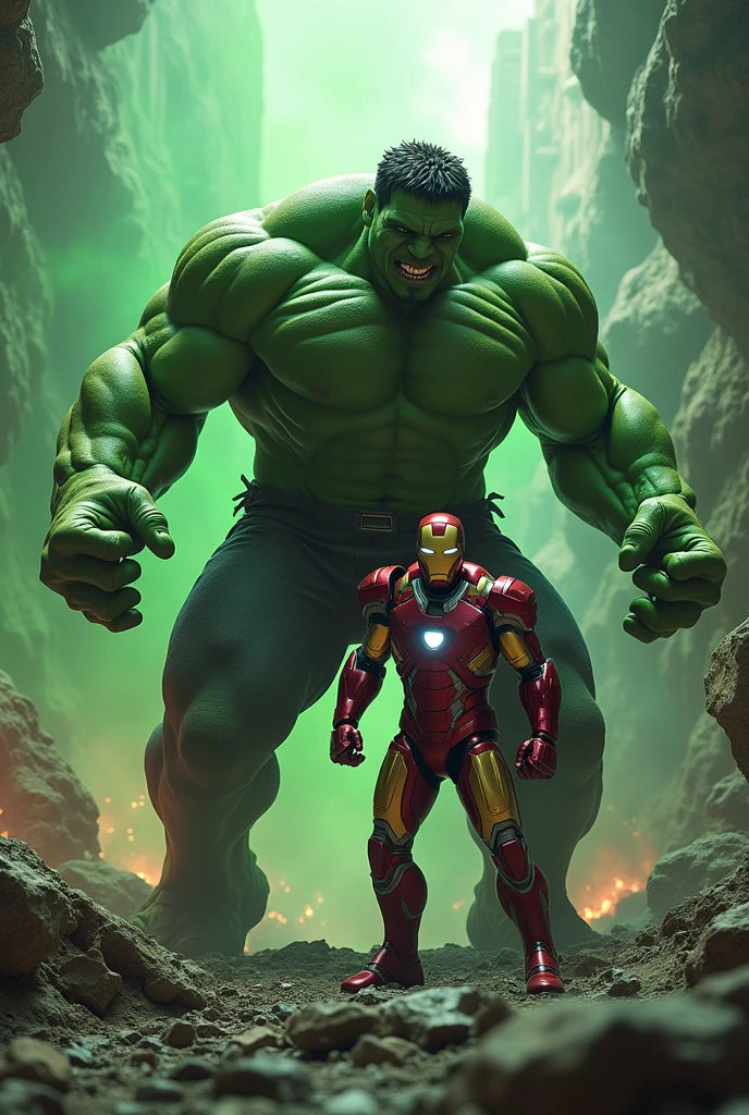 Rdj in dr droom fiting with hulk