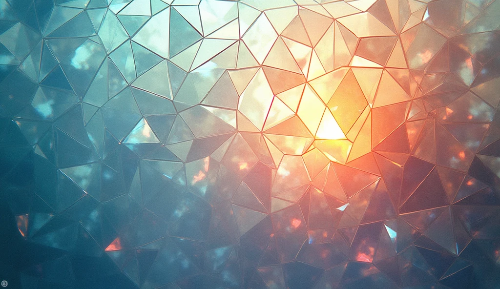 Stained Glass,photo,poster design,Scattered,Transparency,悬浮Sense of space,Triangle,geometry,Sense of space,