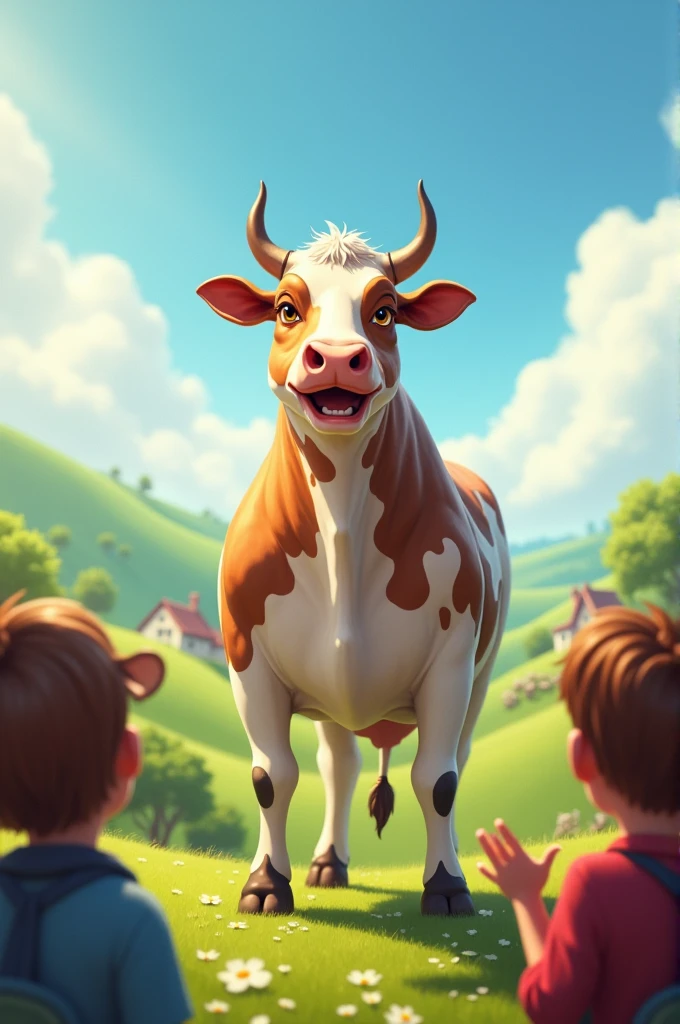 Cow says, "Thank you all"