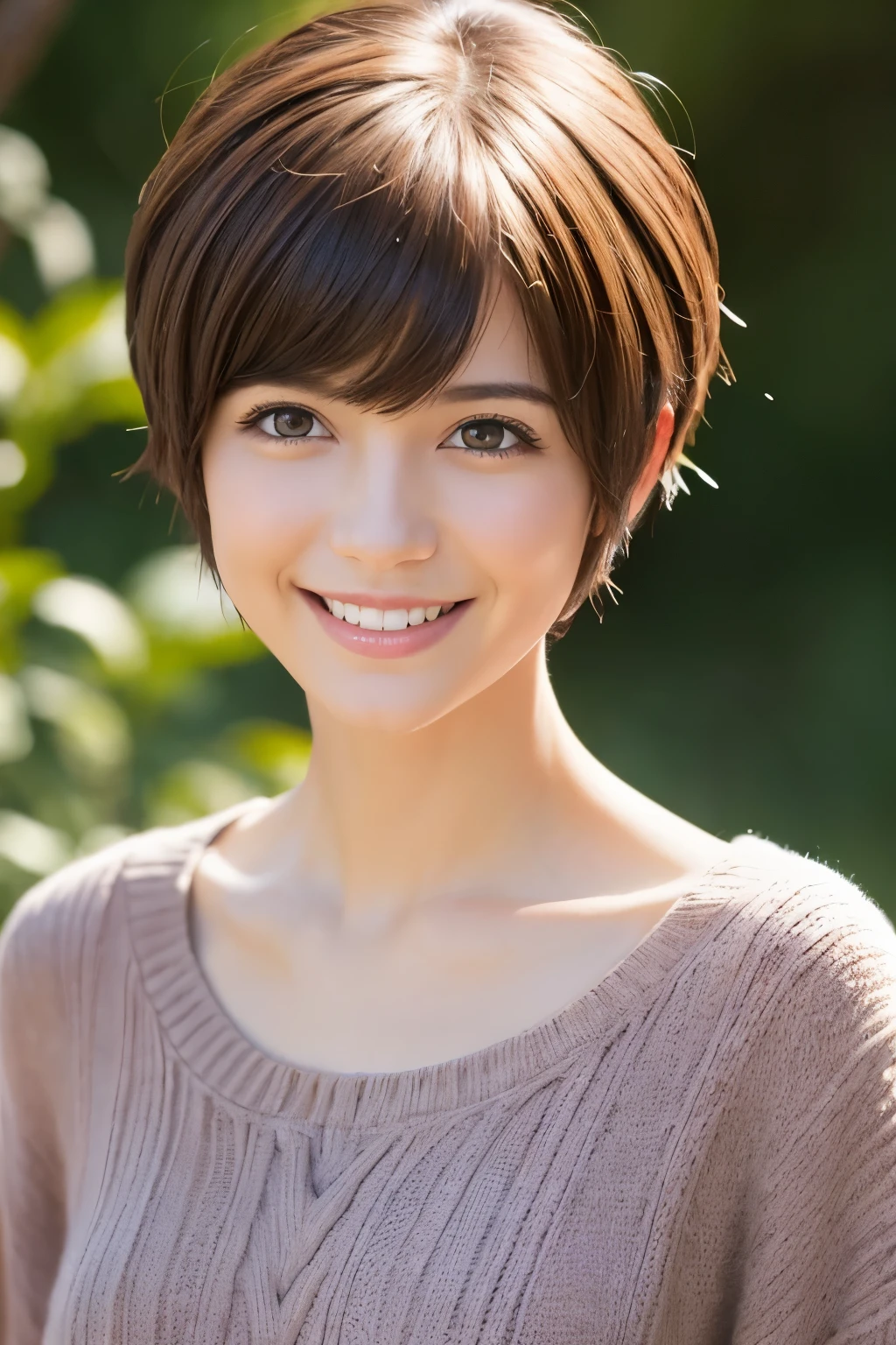 smile,  live-action　Pixie Cut　