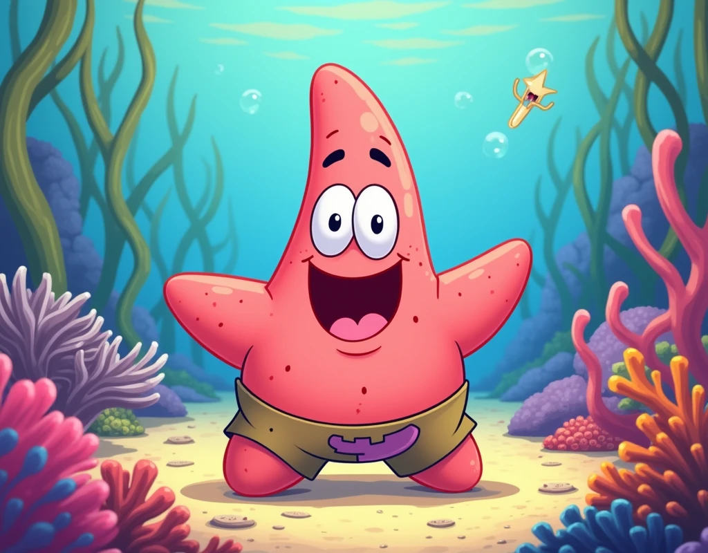 We need a wonderful Patrick cartoon image