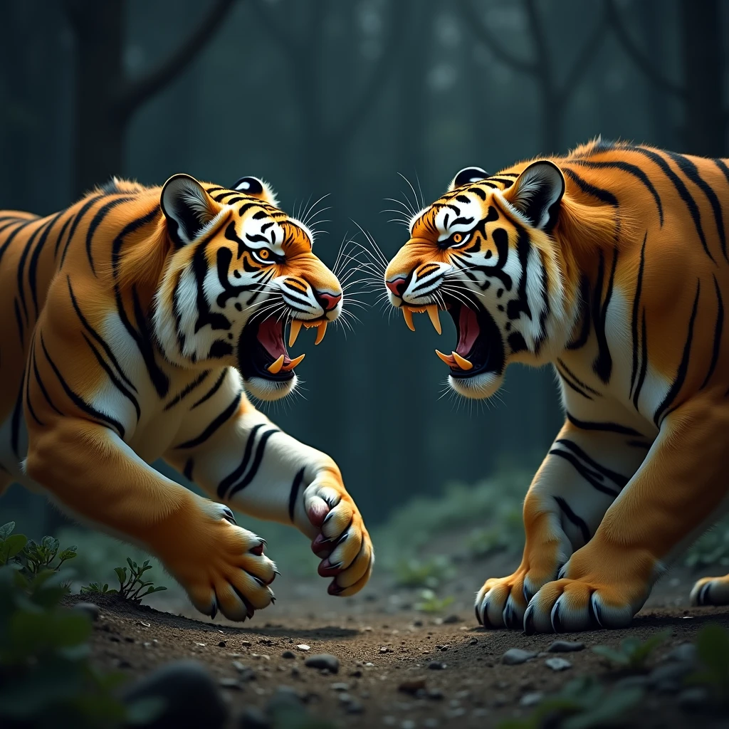 Aggressive tigers
