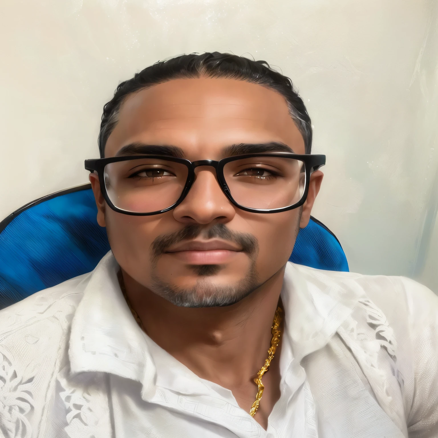 há um Deslumbrante magician das trevas de óculos, André Rios, taken at the beginning of 2020, Jose Moncada, david rios ferreira, Mohammed Chahin, icaro carvalho, profile image, caio santos, vitor maristane, avatar image, man with glasses, professional profile photo, professional foto, Carmelo Blandino, (work of art: 1.2), (best qualityer), detailded, ultra HD, iluminação cinematic, sharp focus, (illustration: 1.1), intrikate, magician (skin black) (darkskin) (skin black color),magic coming out of your eyes, with long white hair and beard, golden chain, vestindo uma túnica e chapéu de magician, Pondering a glowing orb, in a dimly lit room, magician's room, glittering lights, flickering lights, photo in 8k, in action, cinematic.