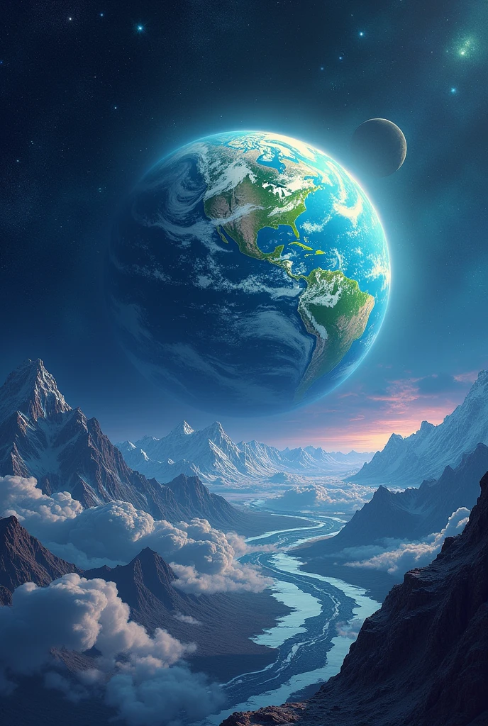 make a beautiful planet for your profile