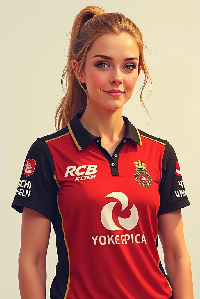 Ellyse Perry, RCB jersey, beautiful, cute,p