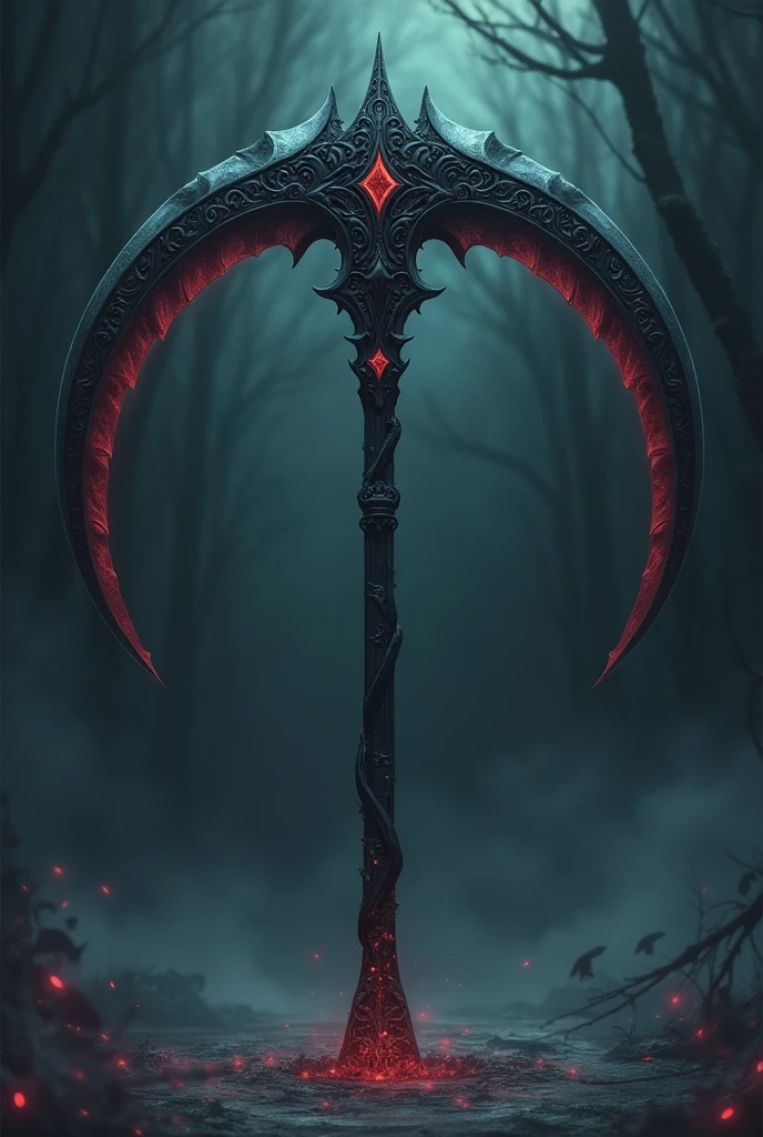 anime drawing. Scythe, just the scythe