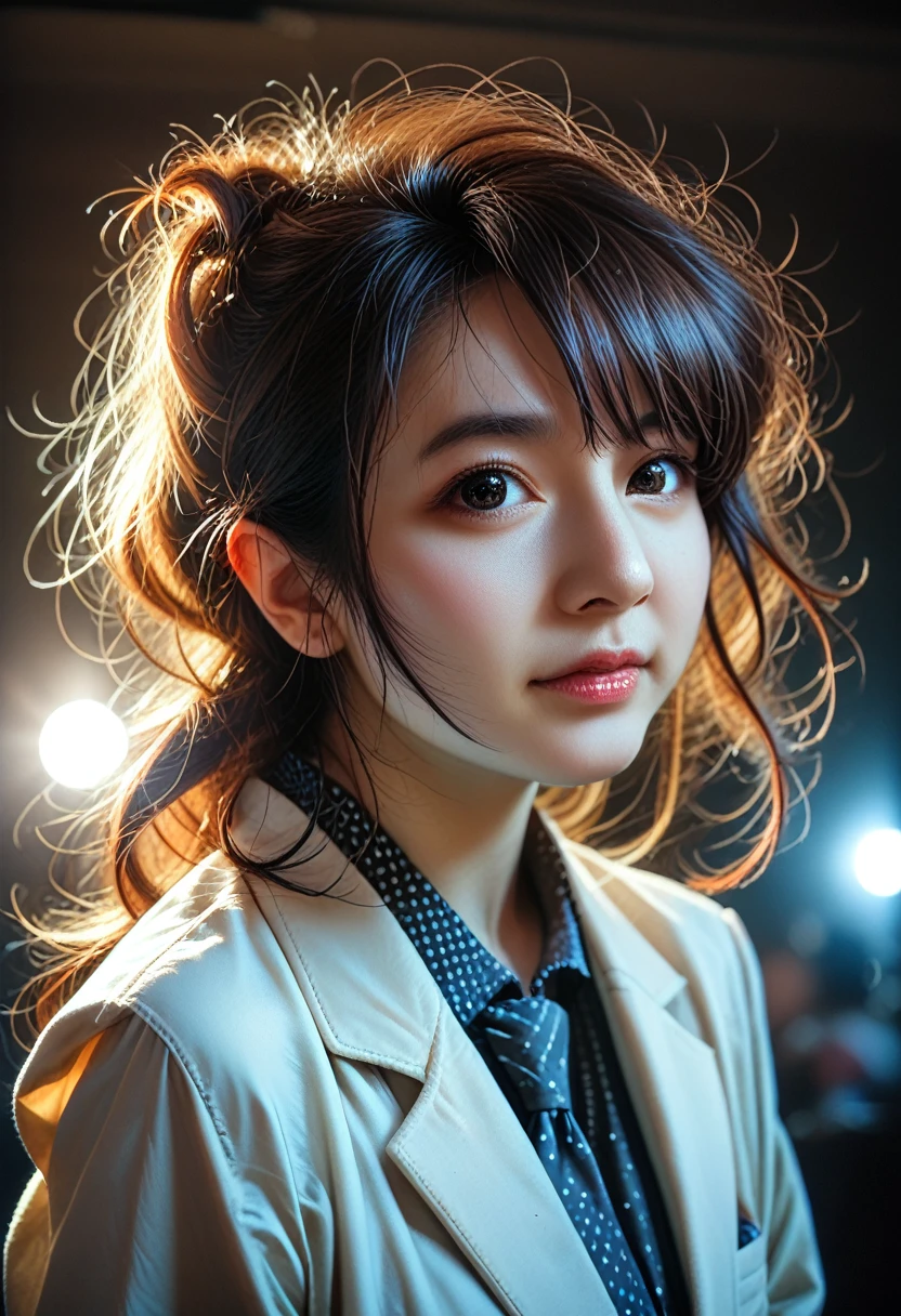 Top quality, realistic, very delicate and beautiful, RAW photos, professional lighting, face lighting, depth of field, single focal, whole body, 1 woman, (pureerosface_v1: 0.33), (ulzzang-6500: 0.33),