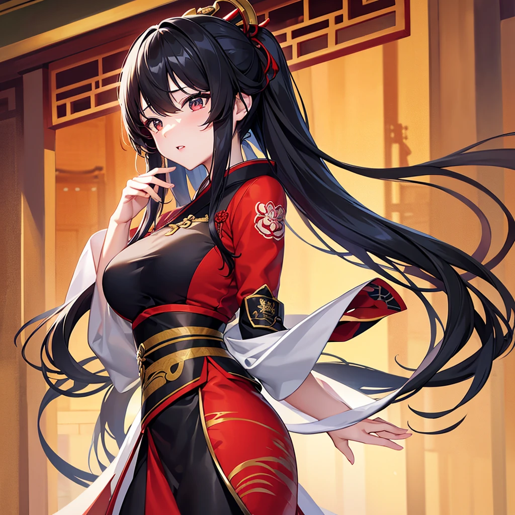 Beautiful 15 year old Chinese Kung Fu girl princess with decorated black hair Gorgeous embroidery, Ultra glossy, She's wearing a shiny long-sleeve kung fu jacket.... She becomes the victim of a lascivious ritual, her body bound to an embroidered futon, her pussy exposed and blushing. She was pregnant and in great pain while laying wet eggs. She cries