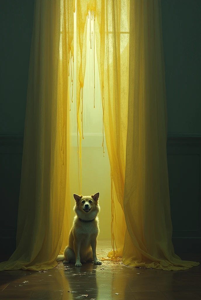 Dog piss Curtain 