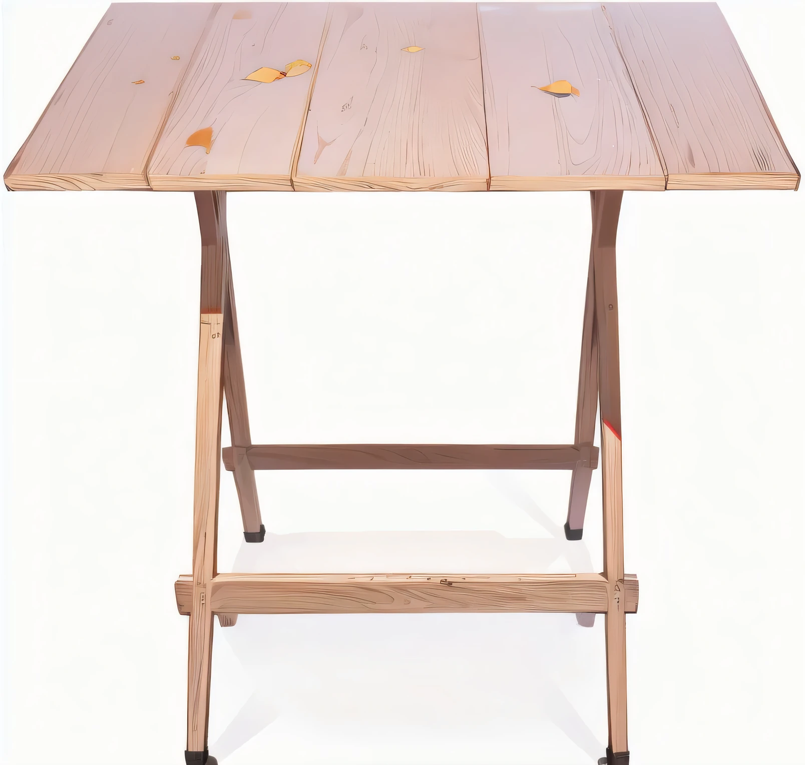 Broken wooden table