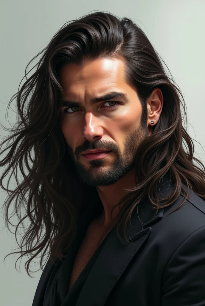 Long hair man