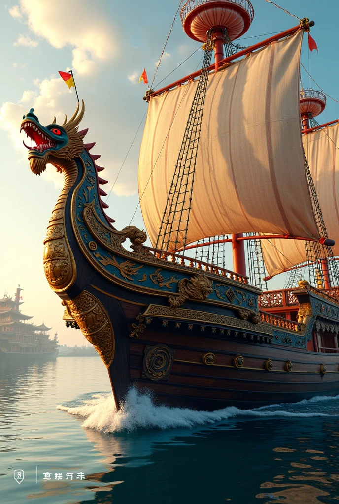 Asian ship front side 