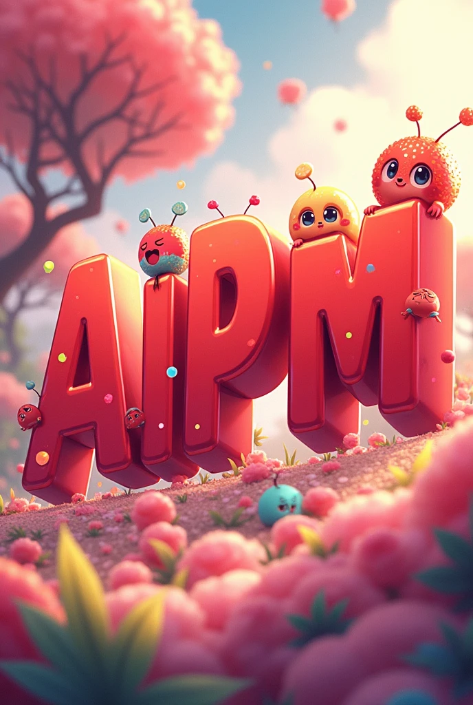 Write AIPPM in bubble font pf red colour image
In anime form and double p will come