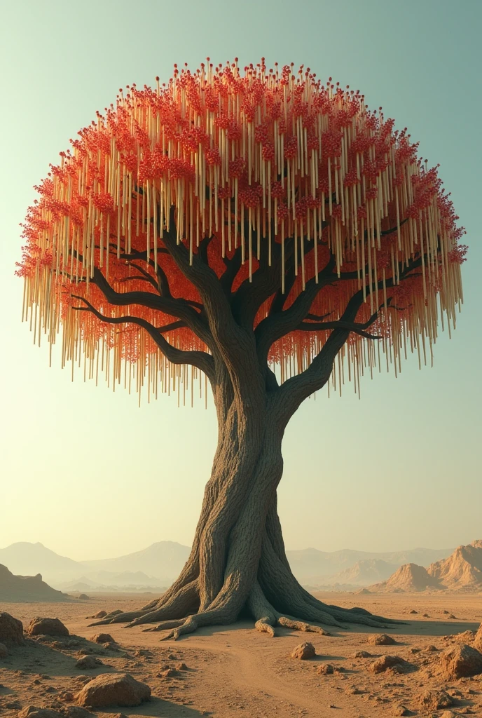 One tree produces millions of matchsticks  