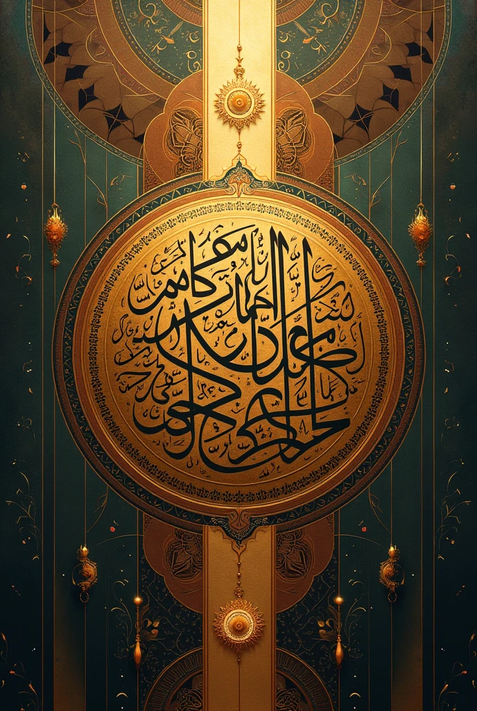 Picture with islamic quota, write islamic line