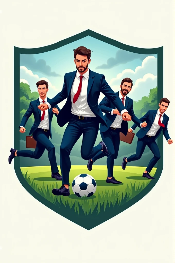 Lawyers soccer team logo
