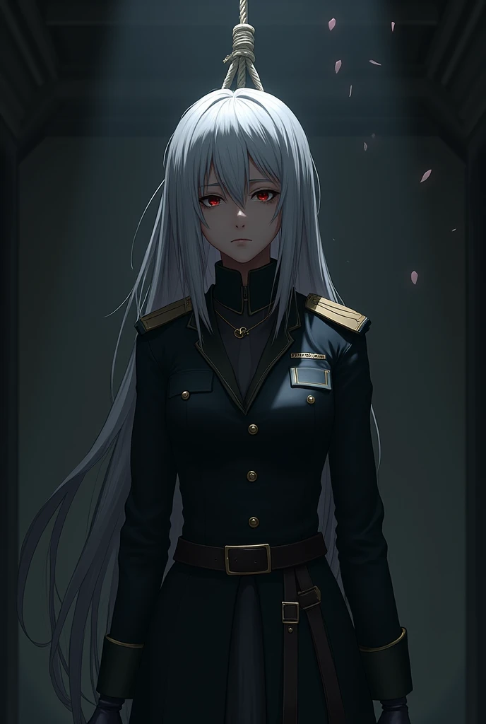 Esdeath đang treo cổ tự tử 