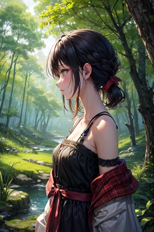 Highest quality、Lush forest