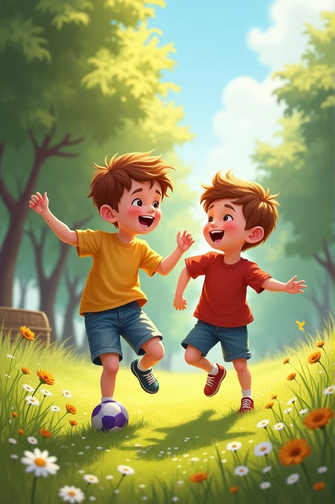 Alone boys happy days
