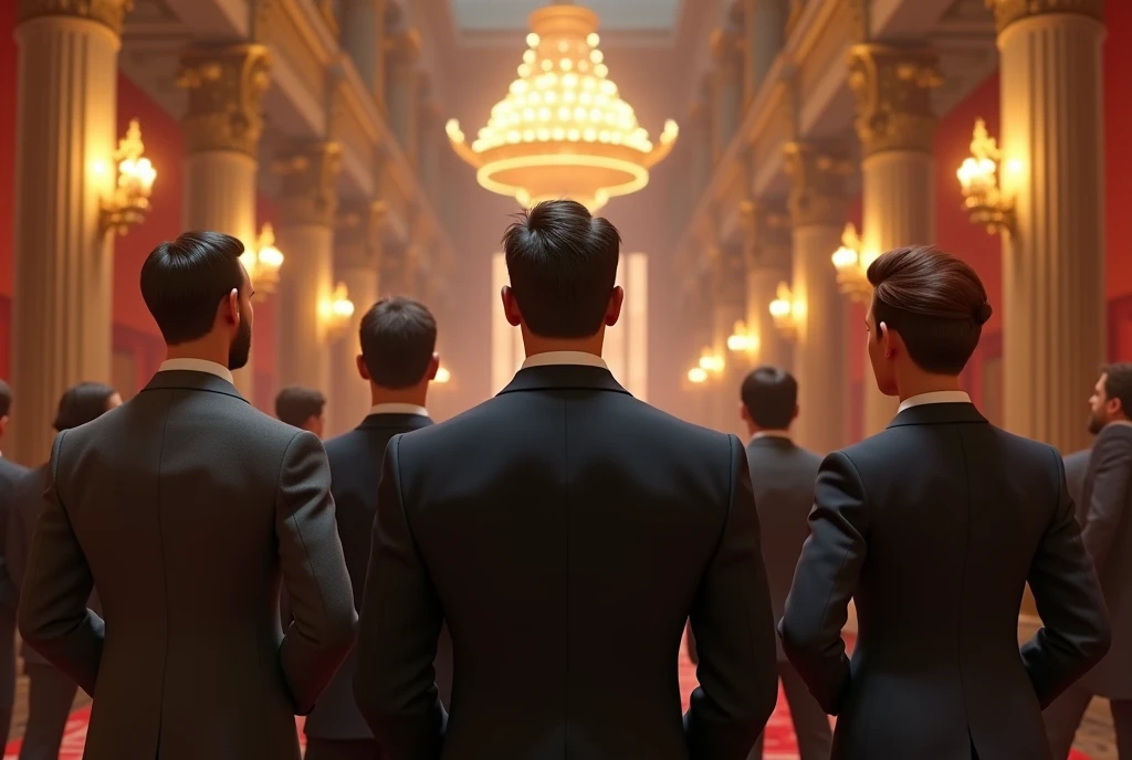 wide back view of successful entrepreneurs, sitting down in a majestic hall, pixar character, pixar renderman render, pixar octane render, pixar. octane render, as a pixar character, pixar portrait 8 k photo, depicted as a pixar character, pixar render, ideal pixar character, 3d model pixar render, render in pixar, by Pixar, pixar 3d render, facing the viewer