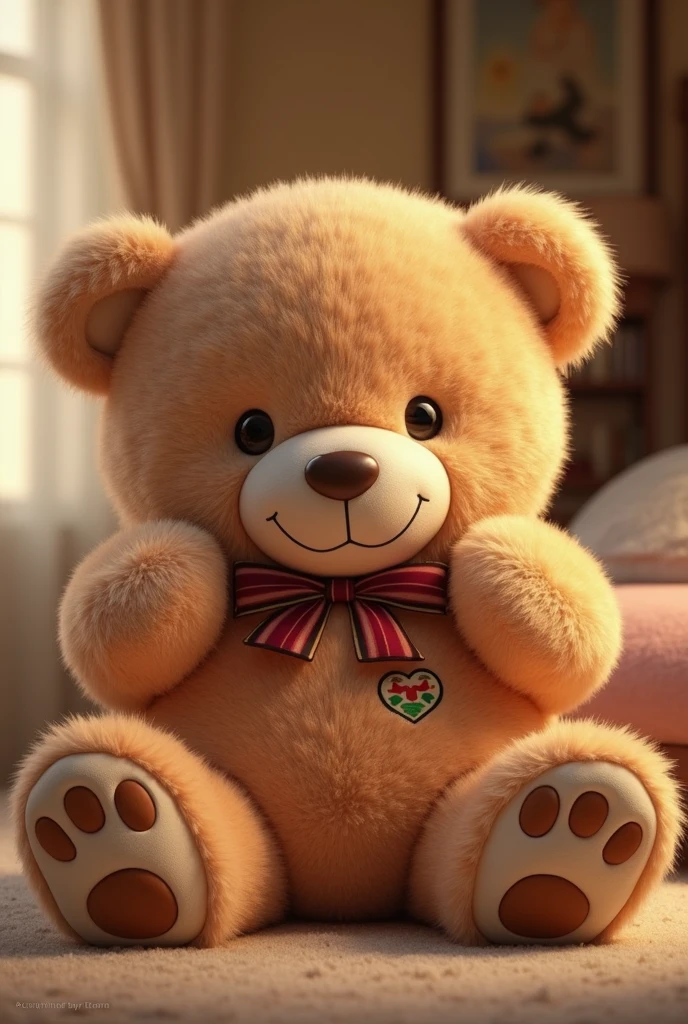 A deluxe huggable teddy bear, representing the comfort and affection that the products bring. He could be portrayed in a welcoming pose, offering a hug to customers. The mascot could interact with the influencer in photo shoots, videos and advertisements, promoting the idea of comfort and affection that the products bring.