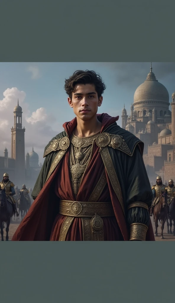 Mahmud bin Subkatgin was born in 971 AD, in the city of Ghazni. From a young age, he was groomed for leadership, learning the art of governance and military strategy."
