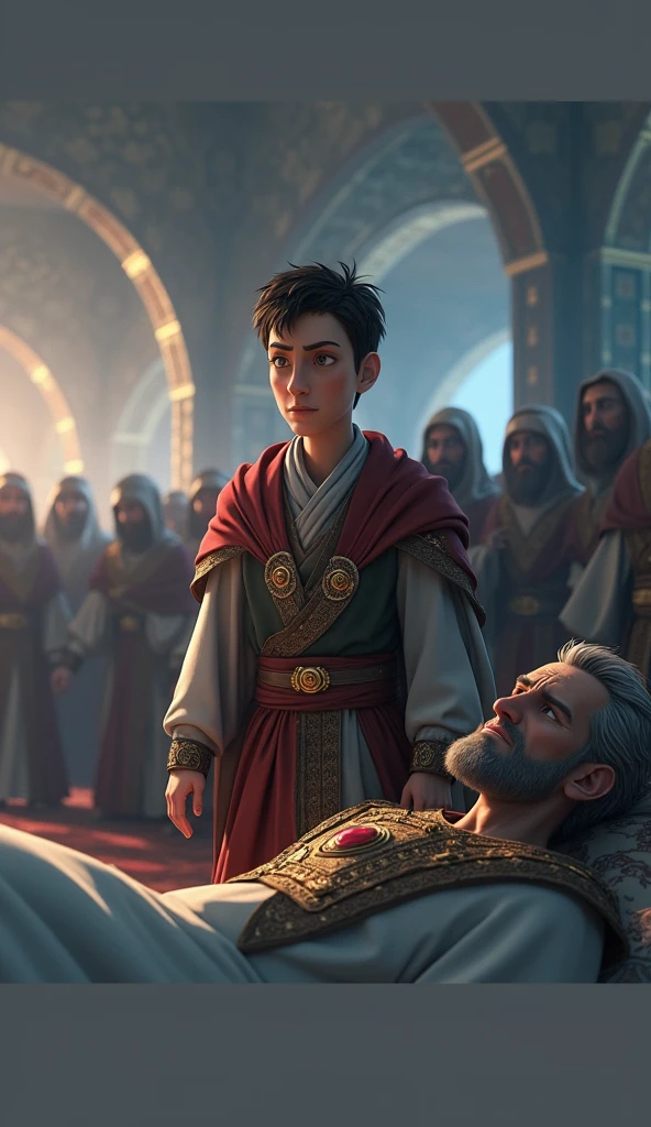  Dramatic animation of the death of Subkatgin and Mahmud's ascension to the throne.