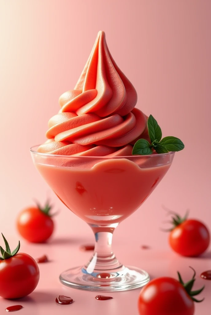 Tomato ice cream