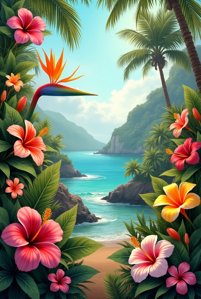 Hawaiian floral this image 
