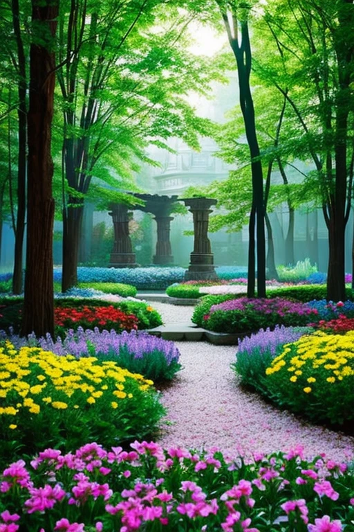 background, Fantasy, wonderful, Fantasy, garden, future, Don't draw people
